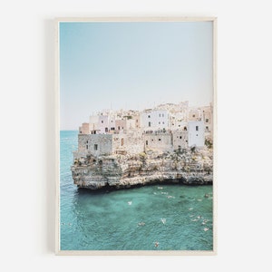 Greece Wall Art, Naxos Print, Coastal Wall Art, Greece Print, Naxos Greece, Cityscape Photo, Greece Photography, City on Ocean Printable