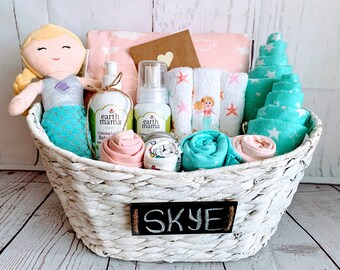 baby shower basket ideas for girl