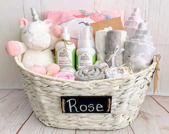 personalized baby shower gift baskets