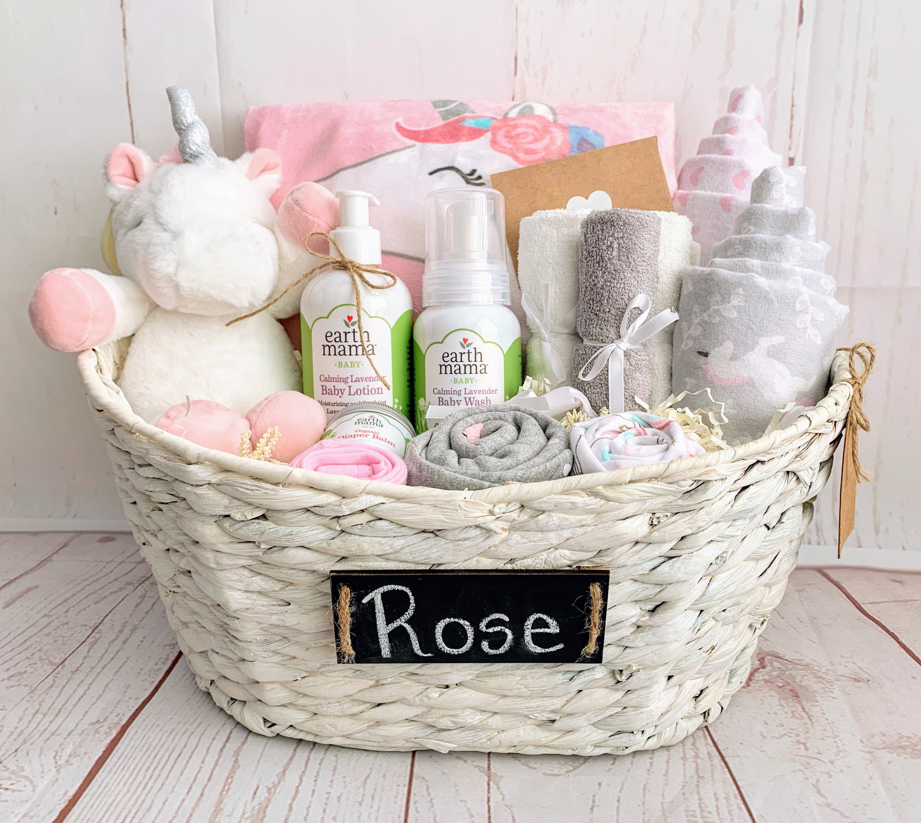 Baby Shower Gifts for Boys Girls - Baby Gift Basket for New Born, Unique  Baby Boy Gifts & Baby Girl Gifts, Baby Essentials Gift Set Include Baby