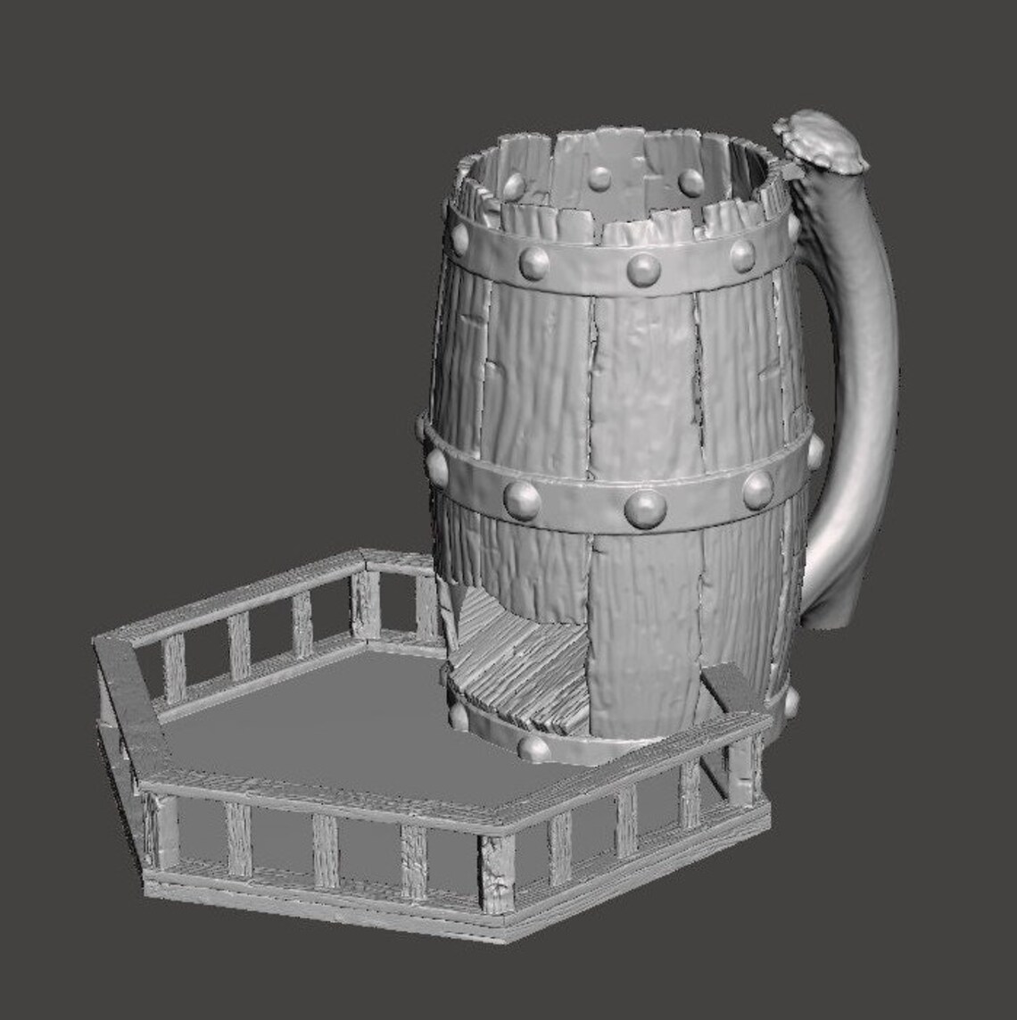 Ale Tankard Dice Tower 3D Printable STL File Dice Tower Etsy