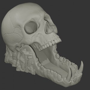 Screaming Terror Dice Tower - 3D afdrukbaar .obj-bestand