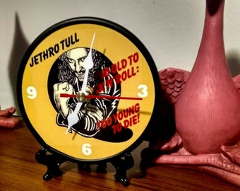 12 Inch Quartz Wall Clock Aqualung Thick As A Brick Free Priority Shipping Jethro Tull