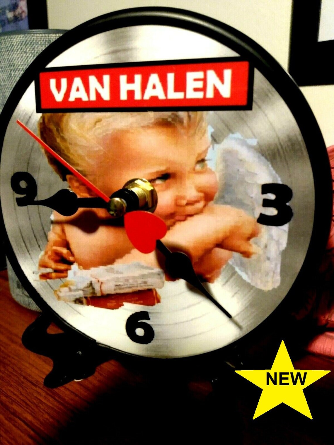 Van Halen 1984 5 Inch Desktop Clock / Stand and Gift Etsy