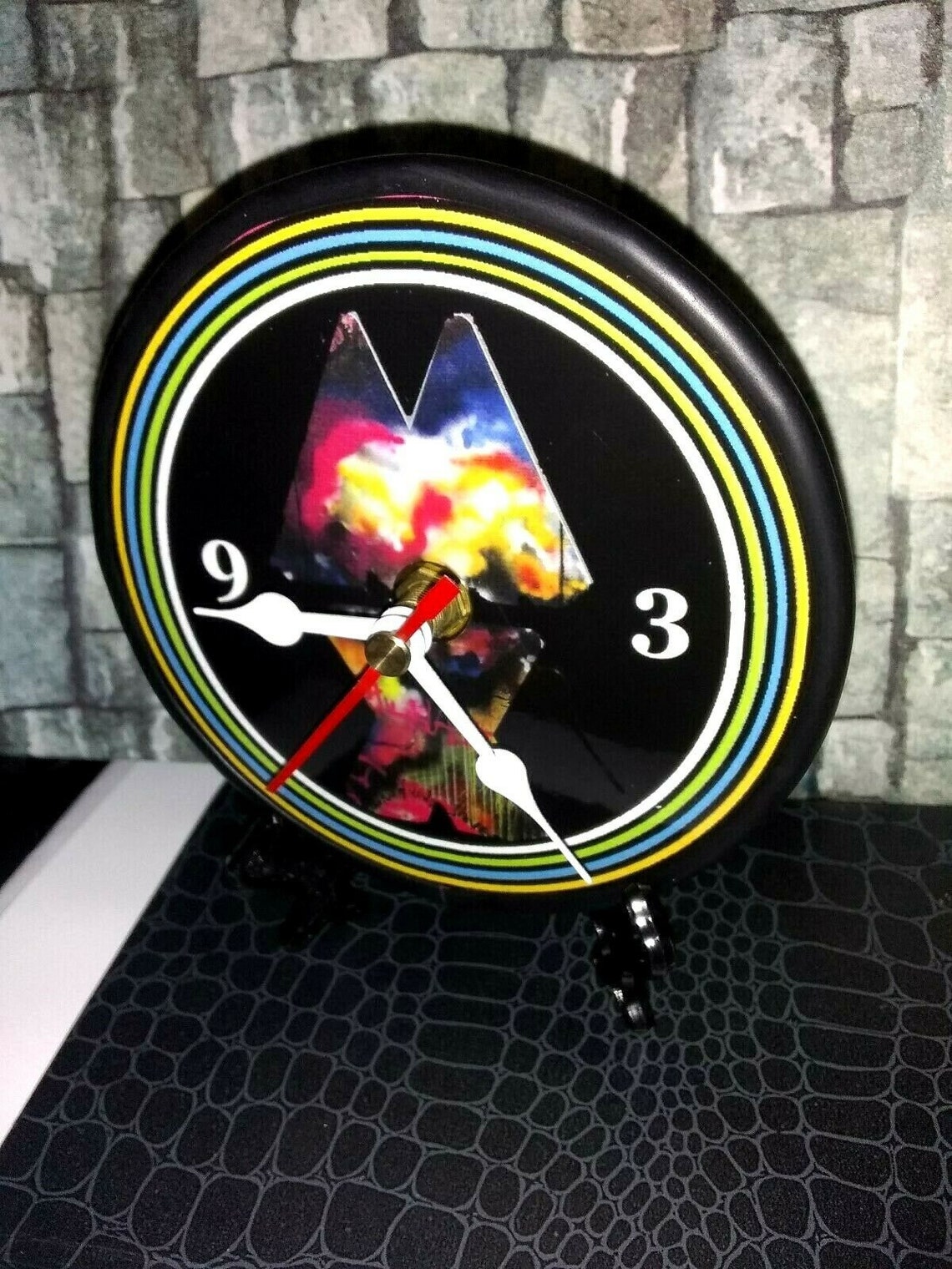 Coldplay Reloj de escritorio de cuarzo de 5 pulgadas / Etsy Coldplay Reloj de escritorio de cuarzo de 5 pulgadas / Etsy