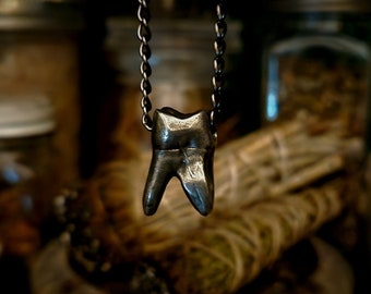 Tooth Necklace 3D tooth pendant charm