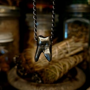 Tooth Necklace 3D tooth pendant charm