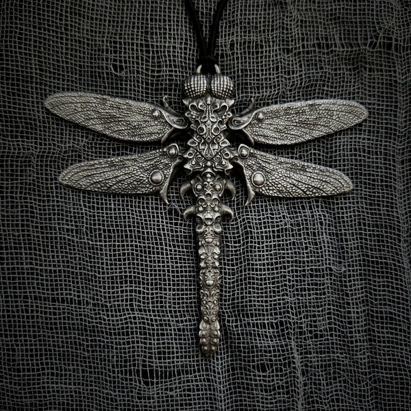 Dragonfly Scoop Pendant Necklace Charm