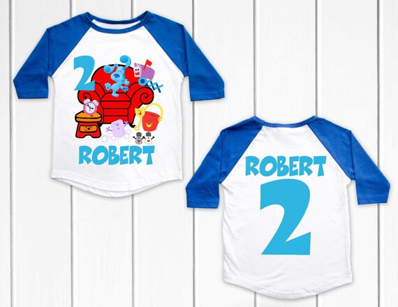 Blues Clues Custom Personalize Birthday Party Favor Gift T-Shirt