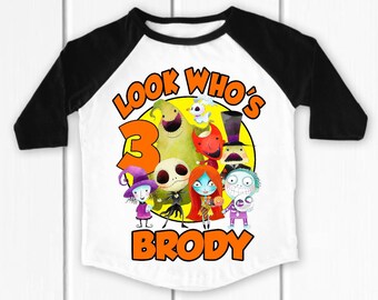 jack skellington birthday shirt