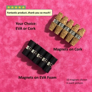 Magnets on EVA Foam or Cork for Fantasy Pins Disney Pins Notes Photos Pin Boards Refrigerator Magnets Pin Display Pin Mounting