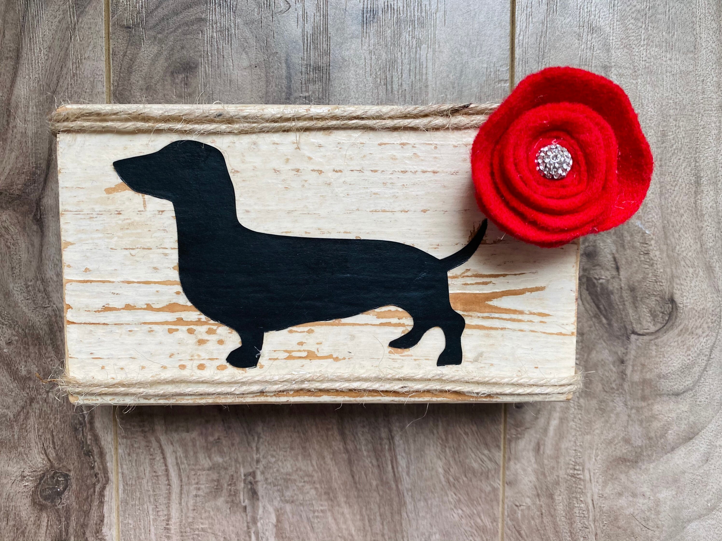 Dachshund Wood Decor Dachshund Accent Piece Farmhouse Decor Etsy