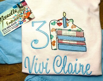 Cake Slice Birthday Shirt / Outfit