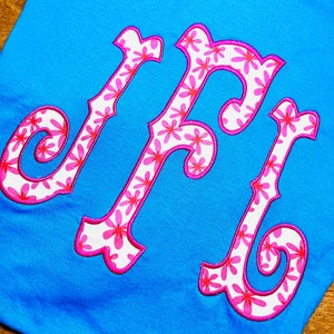 Fishtail Satin Edge Large Monogram