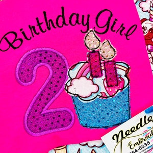Cupcake Birthday Girl Shirt, Sweet Treats Birthday, Cake theme