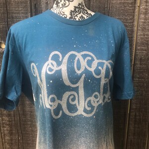 Ombre Bleached Monogram Shirt