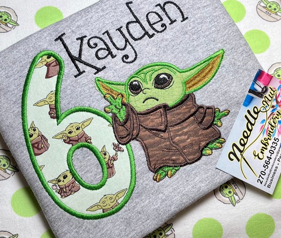 Baby yoda shirt deals etsy