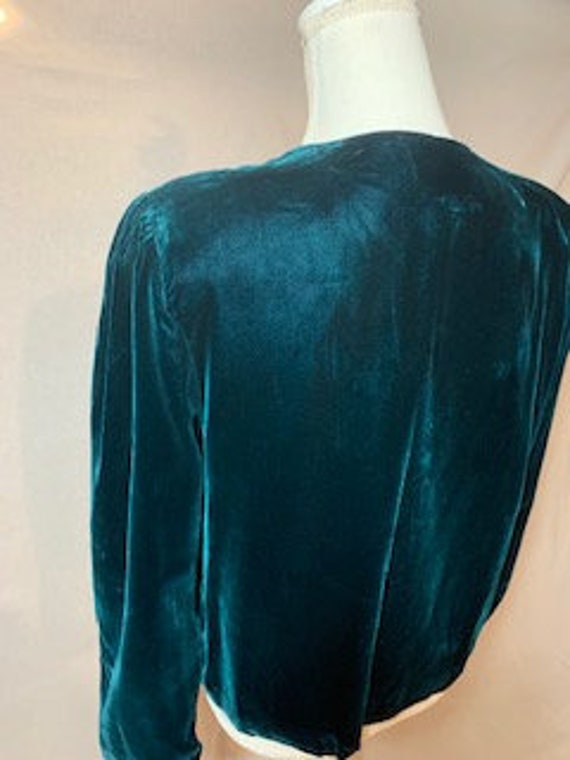 Vintage Victoire Velvet Jacket - image 4