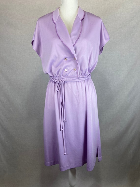 Vintage Espresso Dress - Lavender