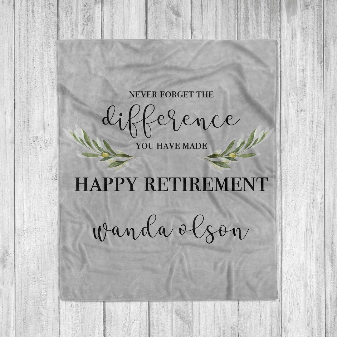 Personalized Retirement Gift, Custom Retirement Gift for Women, Mom