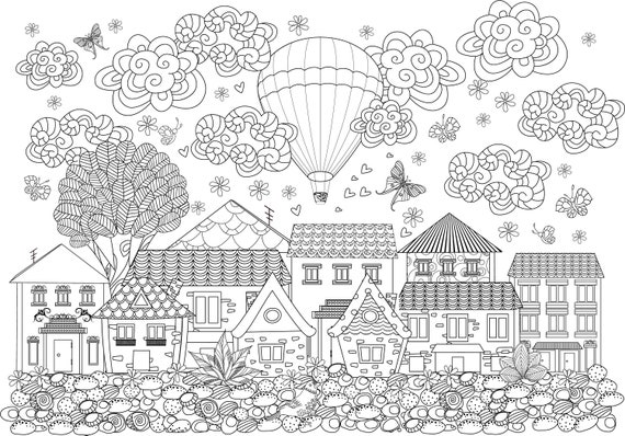 Big Coloring Sheet for Kids, Huge Coloring Sheets, 30 X 44