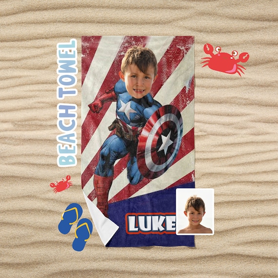 Captain america towel hotsell