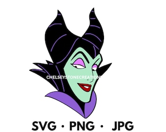 Maleficent SVG gesneden afbeelding JPEG PNG