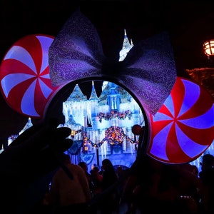 Peppermint Christmas Inspired Ears 3d Printed Mouse Ears Headband