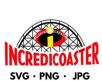 Incredicoaster SVG Cut Image PNG