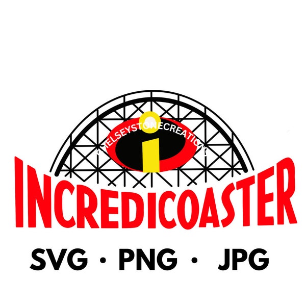 Incredicoaster SVG Cut Image PNG