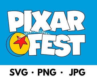 Pixar Fest SVG Cut Image JPEG PNG