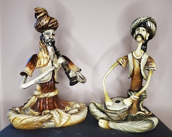 Resin Art Sculpture, Polyresin Statue, Indian Art, Indian Folk Art, Village Musicians, Home Office Decor, Showpiece, Luxury Art, Table Decor