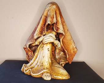 RESIN ART SCUPTURE, Indian Bride, Showpiece, Indian Art, Polyresin Statue, Home Office Decor, Housewarming Gift, Wedding Gift, Diwali Decor