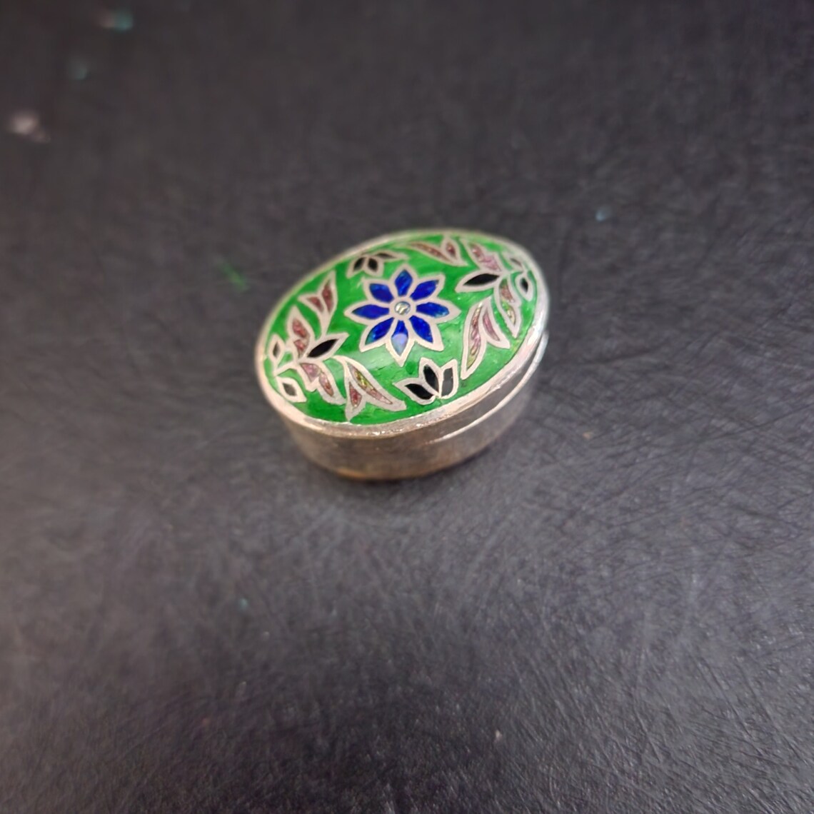 Silver Pill Box Pill Holder Pill Box Silver Kumkum Holder Etsy