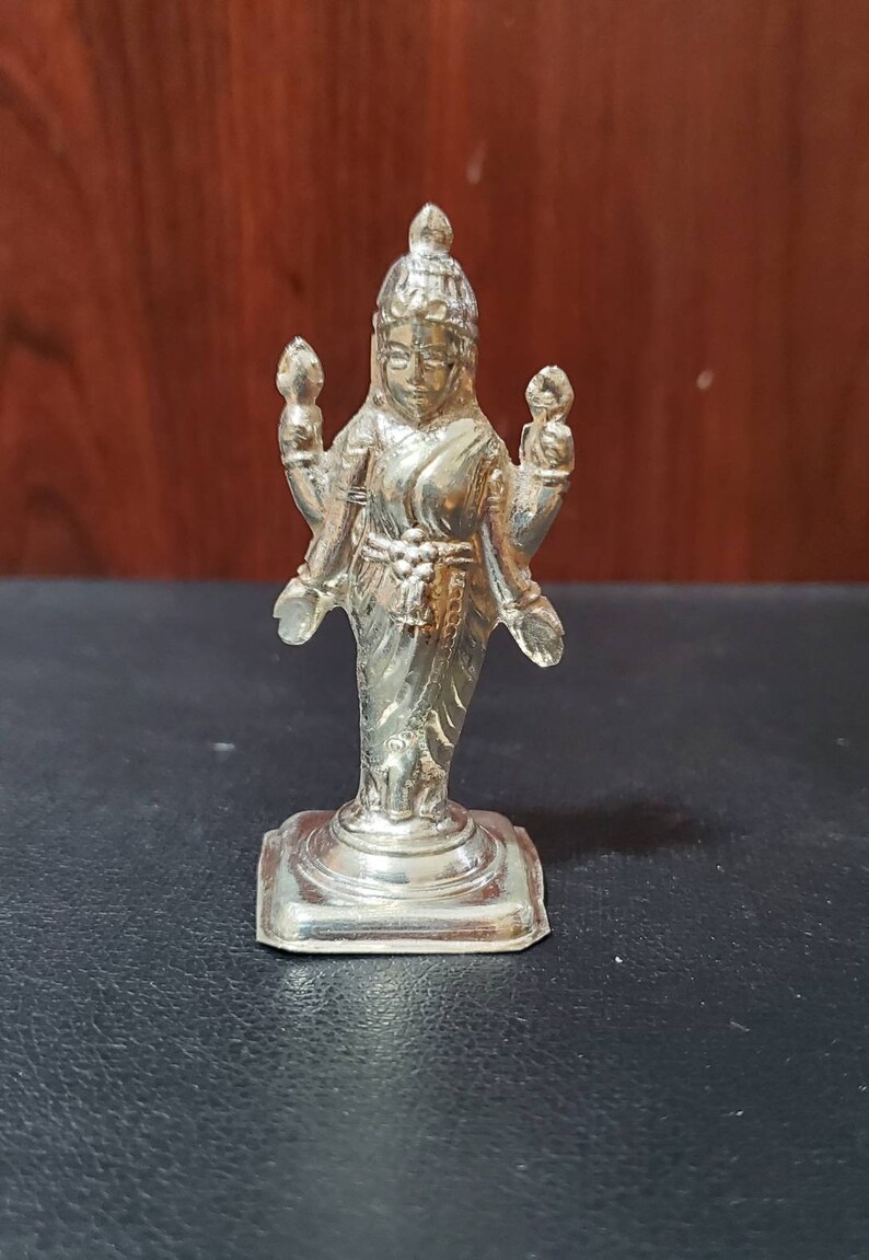 Silver Statues Silver Murti Silver Laxmi Murti Silver Etsy