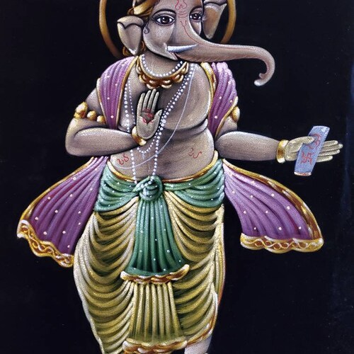 Ganesh Painting,Ganesh Art, Lord Ganesha orders Painting, Wall Art, Wall Decor, Lord Ganesha Artwork,Indian Art