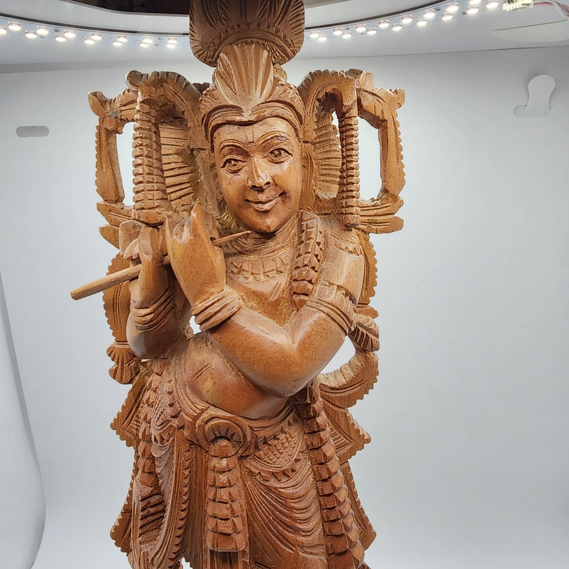 LORD KRISHNA STATUE Hindu Lord Krishna Sandalwood Idol With Etsy