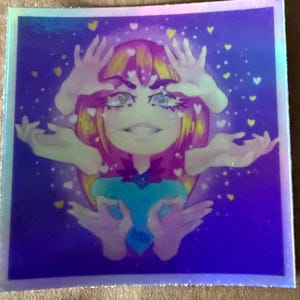 Magic Hands Holo Aufkleber