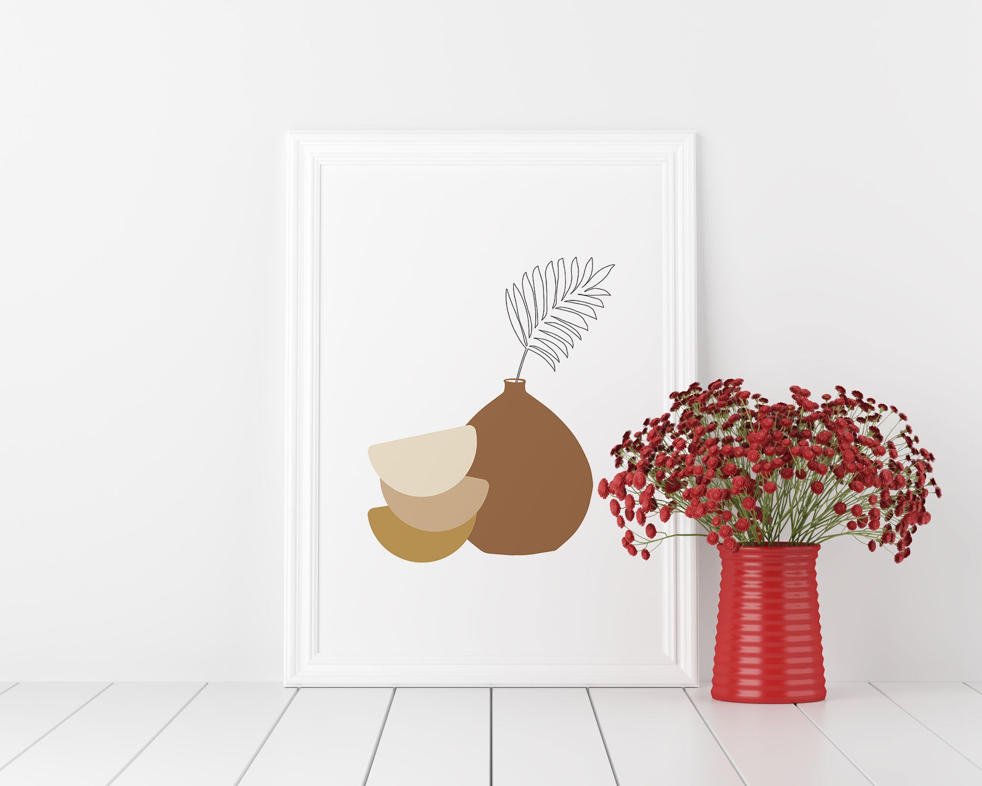 Printable Wall Art Abstract Artwork Downloadable Prints Mid | Etsy