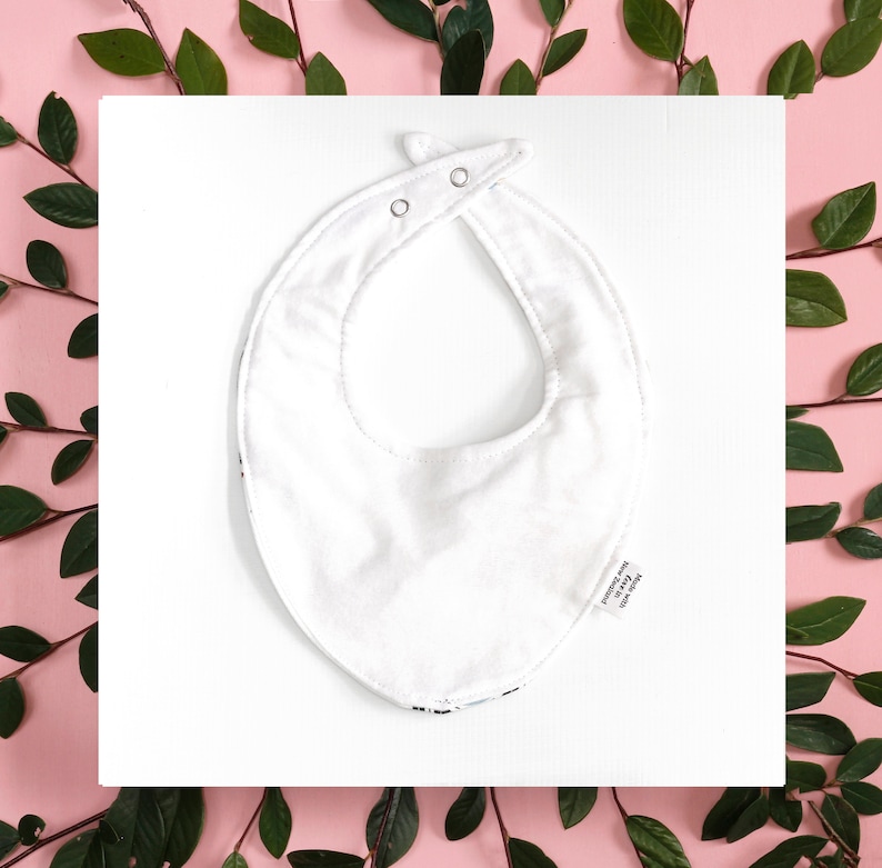 Made in New Zealand 100/% Cotton - Rainbows Baby Bib