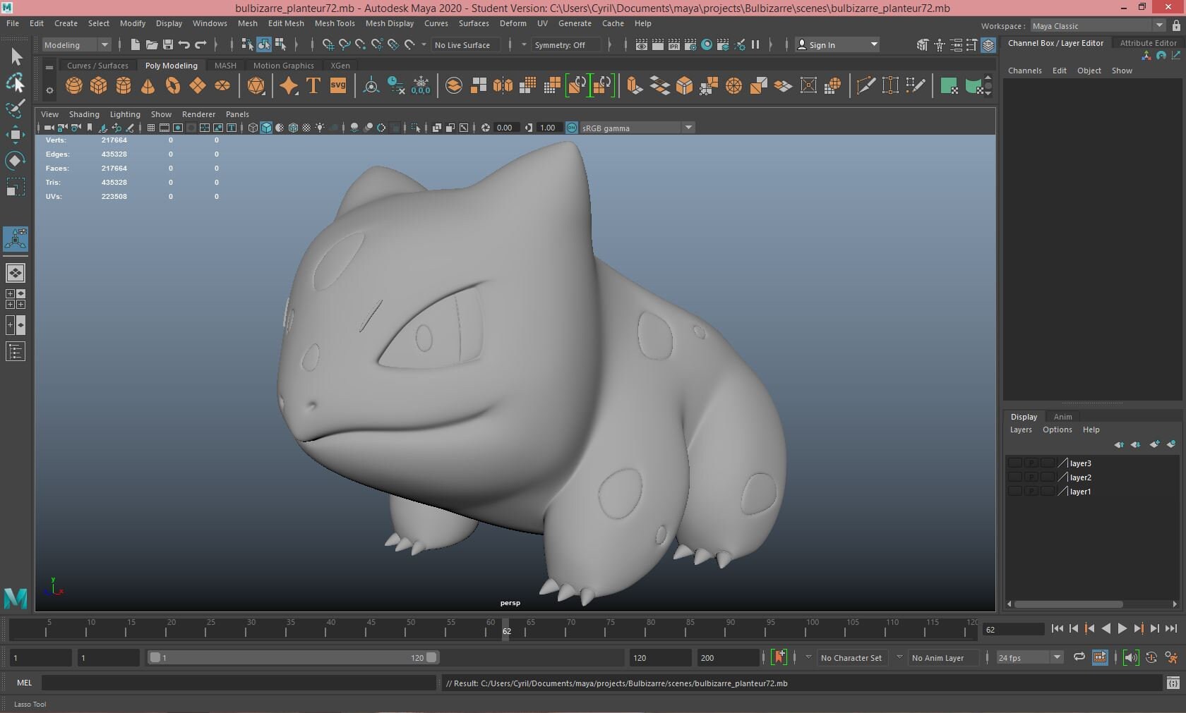 Pot de fleur Bulbasaur / impression 3D peinte à Etsy