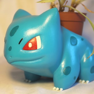 Bulbasaur / Bulbasaur pot - hand painted 3D print