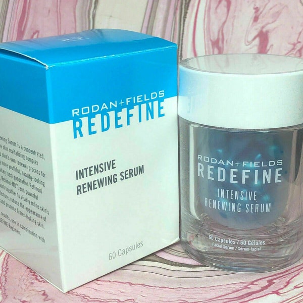 Rodan and Fields REDEFINE Intensive Renewing Serum- 60 Capsules - NEW SEALED