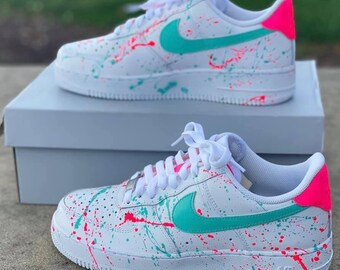 air force 1 paint splash