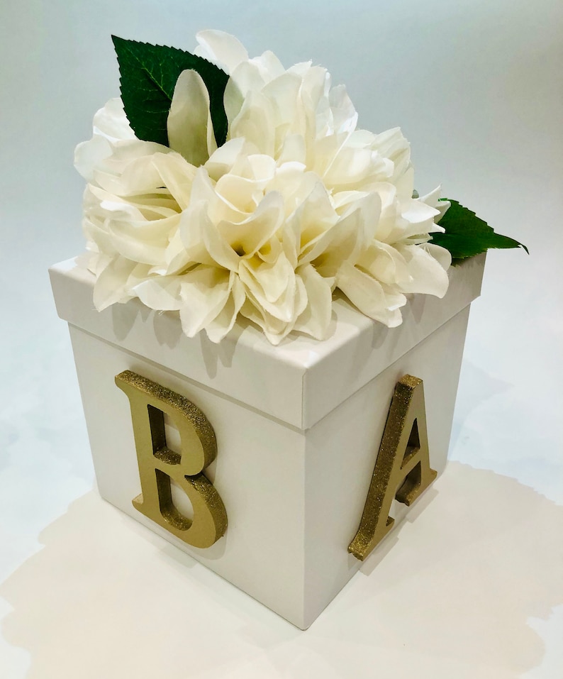 Baby Shower Centerpiece White Box Centerpiece Gender Etsy
