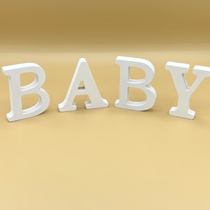 Letras de BEBÉ I Letras de madera I Decoración de guardería I Decoración de baby shower