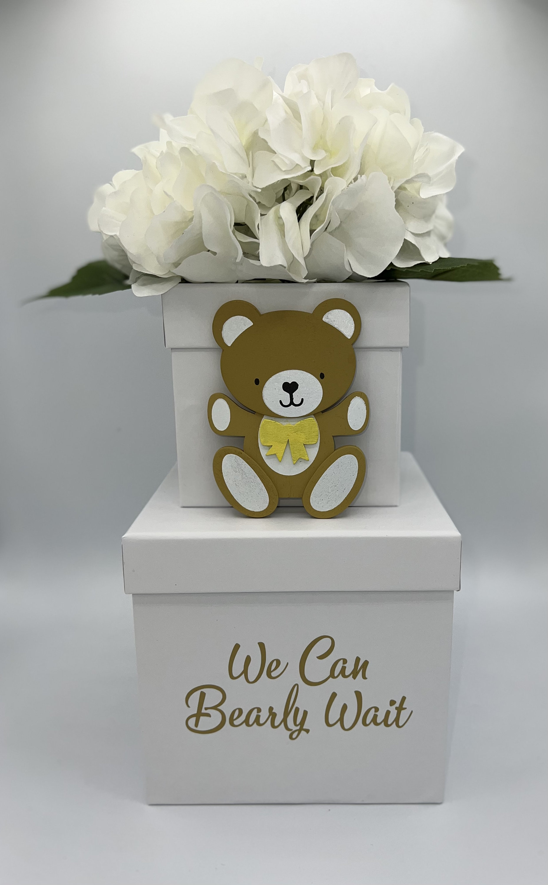 Teddy Bear Theme Baby Box | Baby Shower Centerpiece | Baby Shower Décor ...