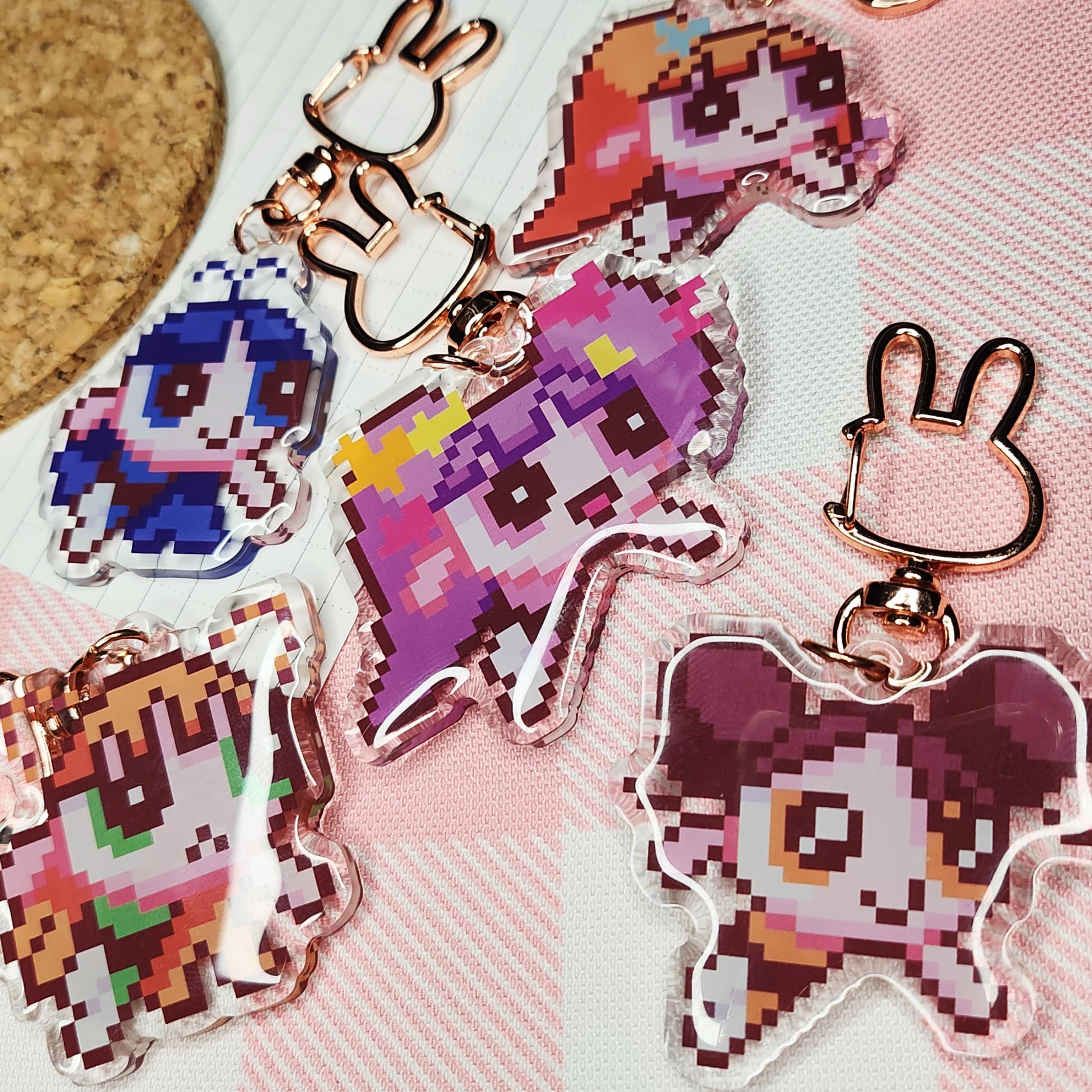 New Jeans NWJNS Kpop PPG Pixel Art Keychains - Etsy