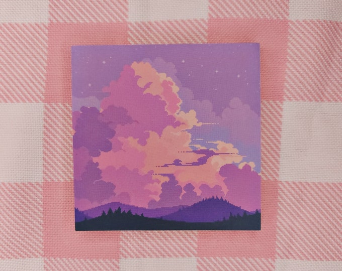 Pixel Art Sticky Notes - Sky - Etsy India