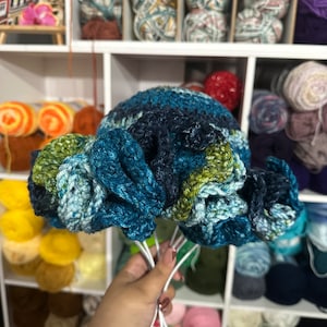ruffle bucket hat/ blue accessories/ bucket hat/ women’s bucket hat/ multi color accessories/ summer hat